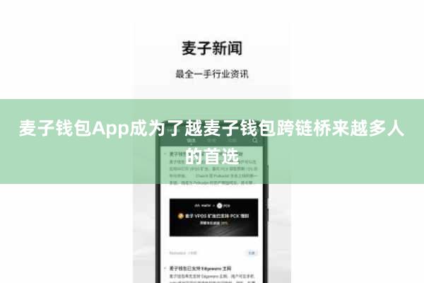 麦子钱包App成为了越麦子钱包跨链桥来越多人的首选