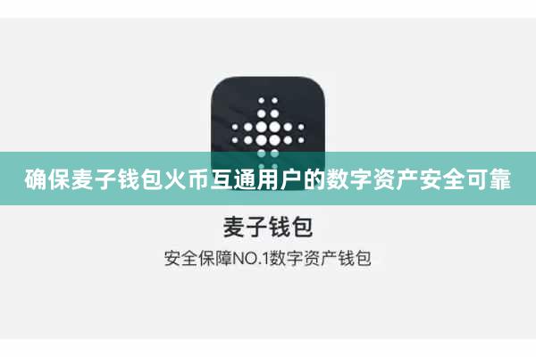 确保麦子钱包火币互通用户的数字资产安全可靠